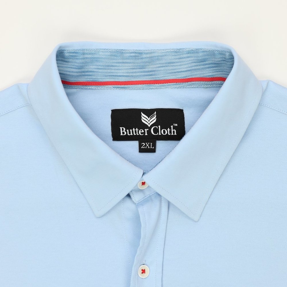 Buttercloth Long Sleeve Shirt Blue Size 2XL - Picture 9 of 9